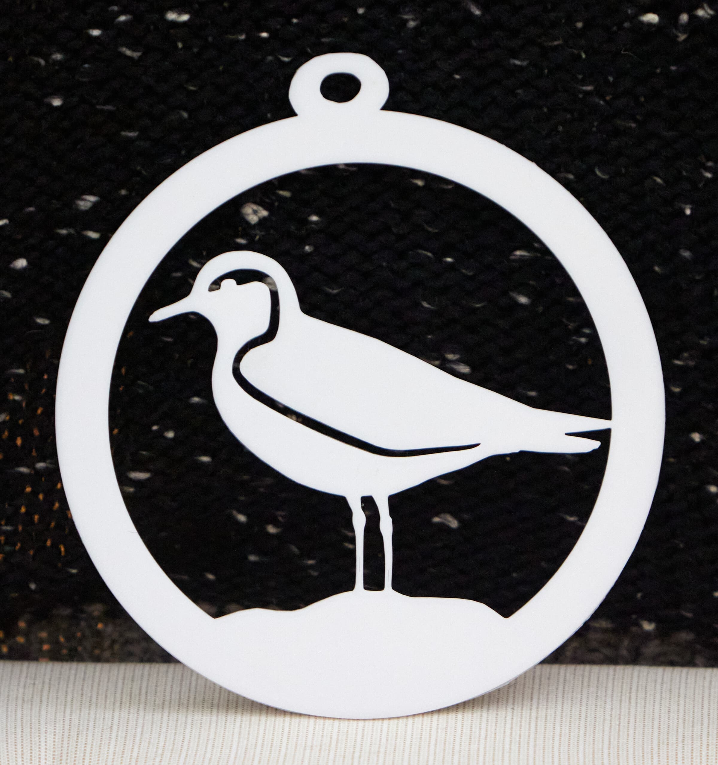 Heiðlóa bird window art